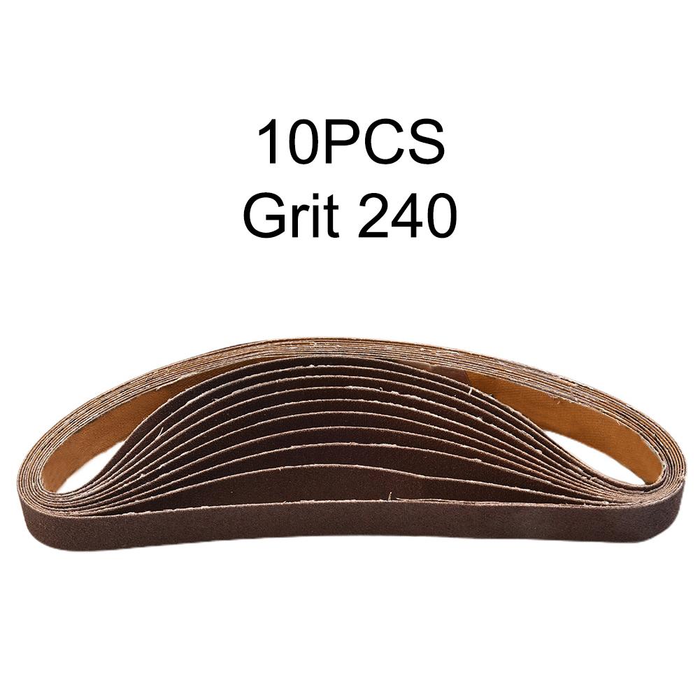 Accessories Equipment High quality New Supplies Sanding Belt Sander Tools Wood Workshop Grinder 10pcs 15x452mm