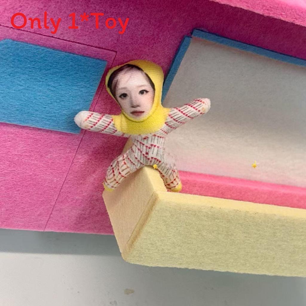 Yuqi Star People Abstract Plush Toy With Frame For Kids And Teen Gift