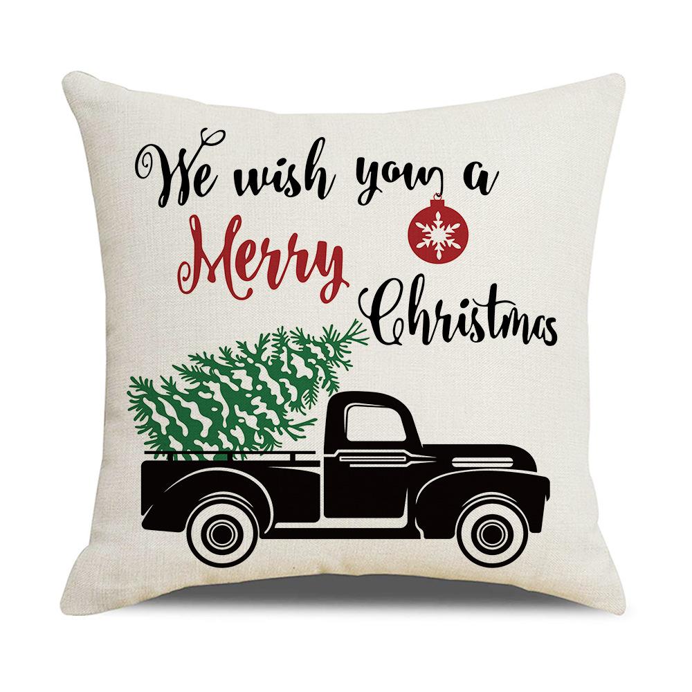 

New Home Christmas Pillow Cover Modern Simple Living Room Cushion Cover Fabric Decorative Cushion Cover 45 * 45Cm (excluding pillow core)