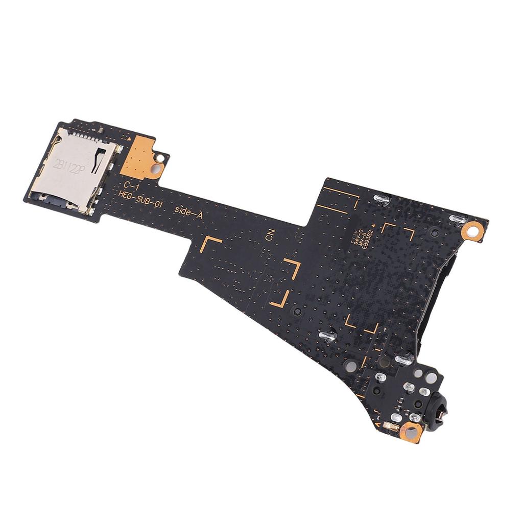 Card Reader Replacement for     HEG-001 Console Game Card Read   Memory Card Slot PCB Module with Headphone  