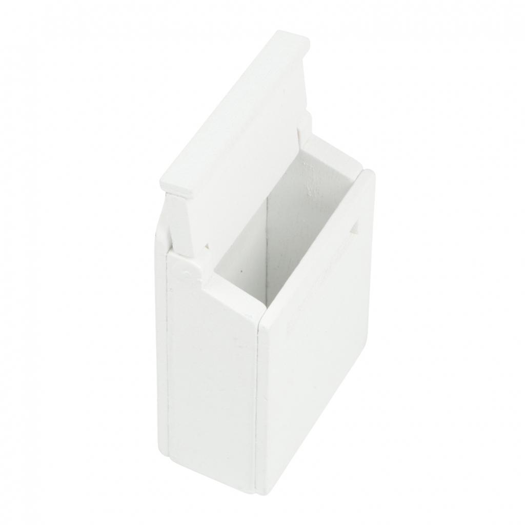 Authentic Miniature Flip Mailbox Model for Nostalgic Miniature Scenes