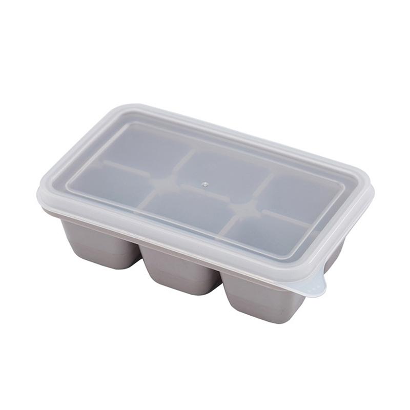 Big Grid Silicone Ice Cube Mold Ice Cube Maker Flexible Silicone Ice Cube Tray with Lid Kitchen Gadgets and Accessories
