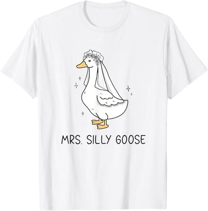 Bride To Be Wedding Silly Bride Goose Gettin' Loose T-Shirt