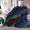 Fashion Print H HKS Blanket For Sofa Office Bed Plane Travel Sleep Read Relax Camping Soft And Warm
