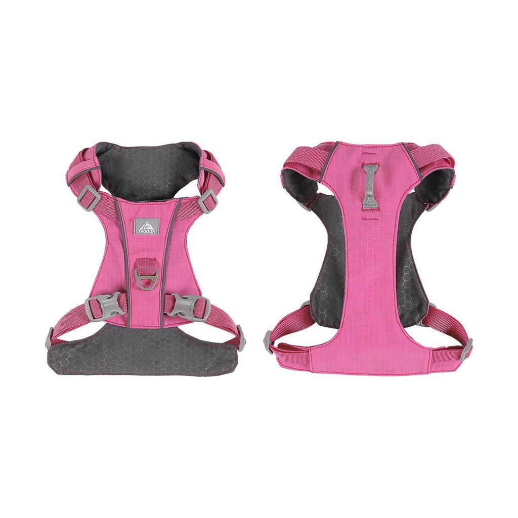 Reflective Anti-Escape Breathable Dog Harness & Retractable Leash for Small & Medium Dogs