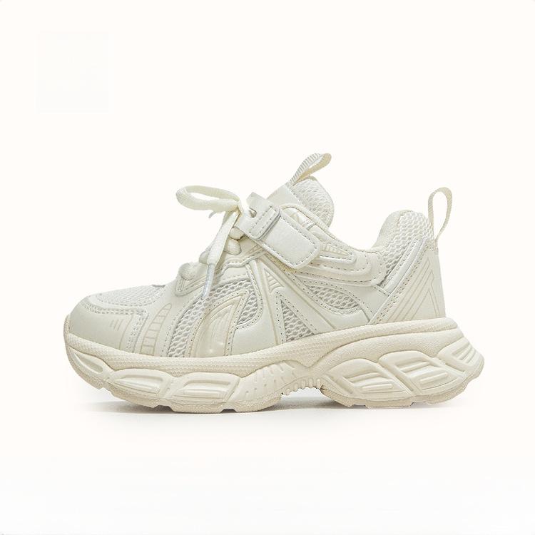 

Спортивная обувь для девочек Весенне-осенняя детская обувь мягкая подошва легкая 2025 новая детская сетчатая дышащая мужская обувь 37