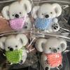 Knitted Scarf Koala Squishy Fidget Toy Stress Relief Soft Squeeze Animal Sensory Decompression Kids Party Gift