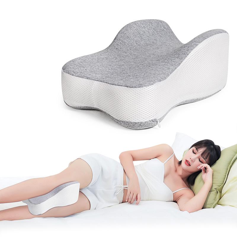 Big Knee Pillow for Side Sleeper Fully Support Thigh and Knee-Body Pillow Leg Pillow for Side Sleeping Between Legs - Large,Gray