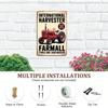 Metal Poster Red Tractor Farmall Vintage Sign Retro Wall Art for Bar Garage