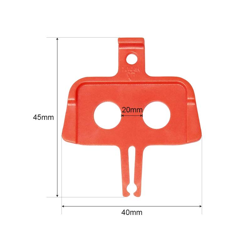 

Mountain bike oil disc protection card, oil brake clip protection card to prevent empty pinching белый