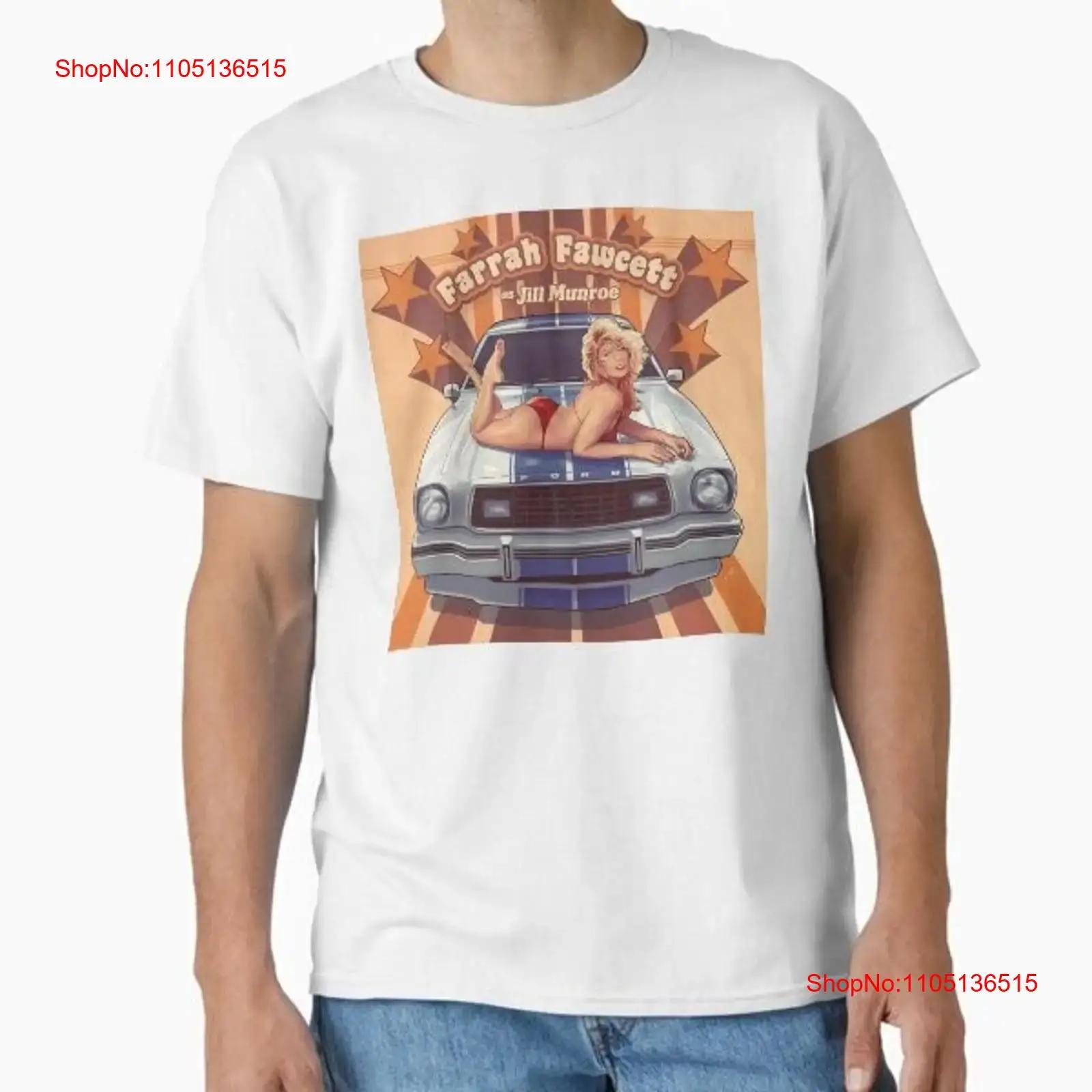 

Farrah Fawcett Classic T Shirt Made in US AUS Size S 2XL vintage Washed Versatile homme designer clothes Casual Slightly S разноцветный
