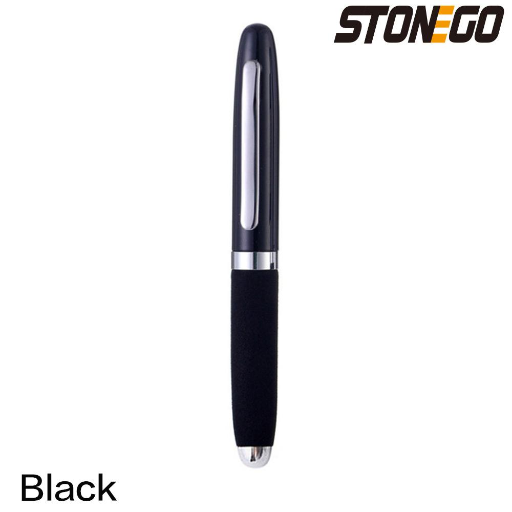 STONEGO Fashion Wallet Pen Short Paragraph Gift Travel Pocket Pen Mini Pocket Short Clip Metal RollerBall Pen Travel Pocket Pen