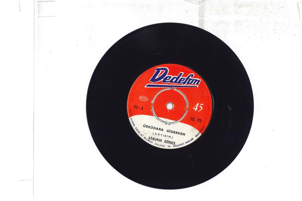 7inch Record KAMURAN GURSES - Uskudara Giderken (Katibim) / Adana YD23 DEDEFON Turkey World Music Used