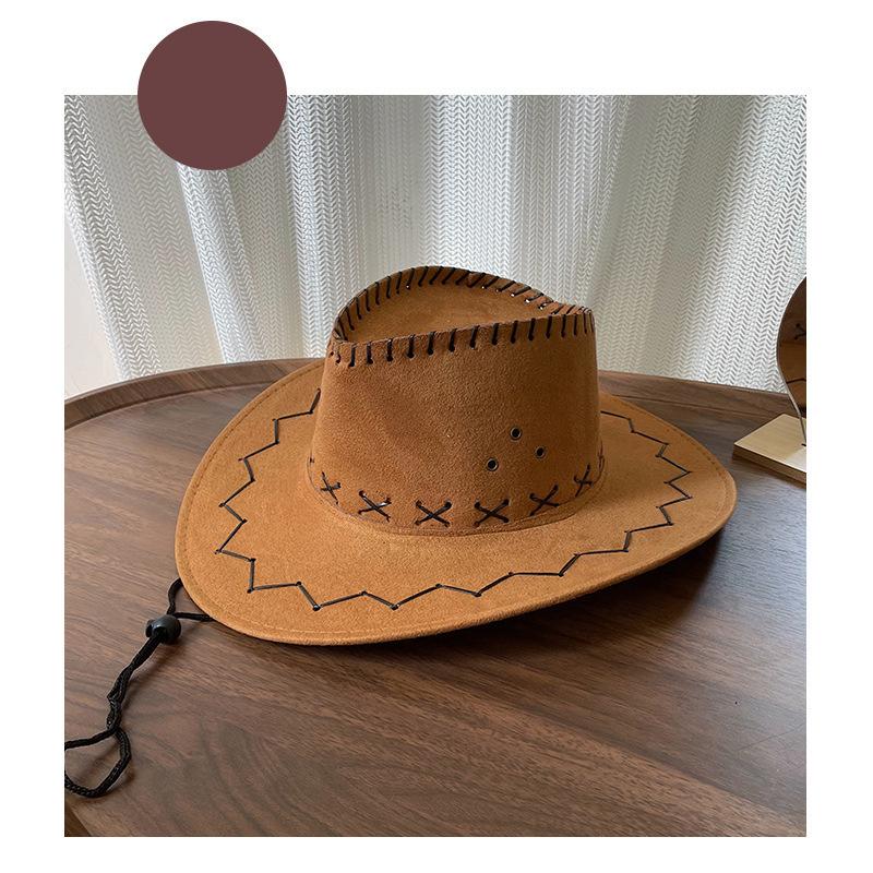 Western Cowboy Hat Women Summer Sun Hat Dressing Photography Hat Knight Hat Versatile Hot Girl Sun Protection Hat