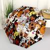 1pc Cartoon Dogs Automatic Open/Close Umbrella, Umbrella with cartoon Design, Portable Compact Umbrella for Men & Women, Good Holiday Gift y