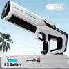 Full  Automatic Electric Water Gun Toys 43cm Portable Children Adult Summer Beach Outdoor Fight Fantasy Toys For Boys Kids Game