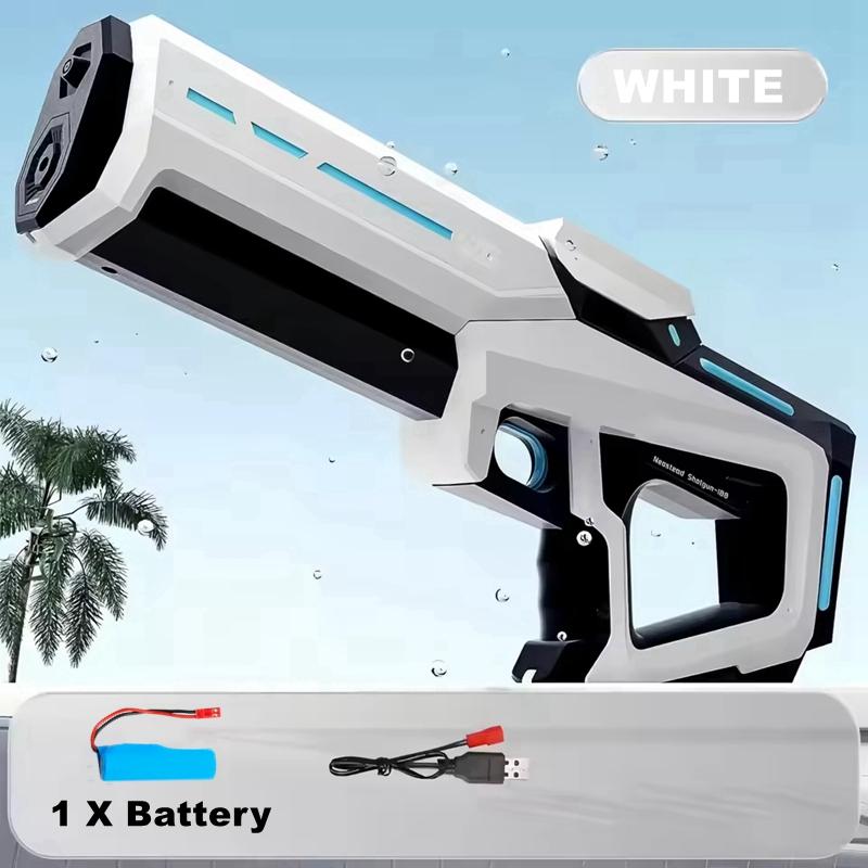 Full  Automatic Electric Water Gun Toys 43cm Portable Children Adult Summer Beach Outdoor Fight Fantasy Toys For Boys Kids Game
