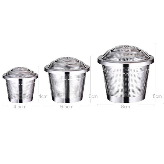 Stainless Steel Tea Medicinal Herbs Hot Pot Seasoning Infuser Strainer Steeper