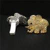 Bling Elephant Car Air Conditioner Air Outlet Perfume Clip Car Perfume Air Freshener Diamond Elephant Auto Interior Decoration