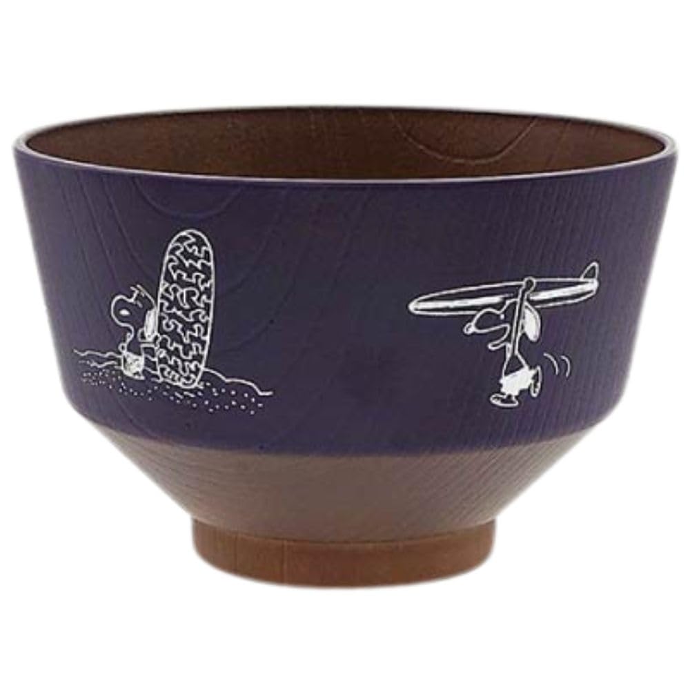 Marimo Craft SNOOPY Soup Indigo x Bowl, Blue, Approx. 110 H71mm, SPZ-3861