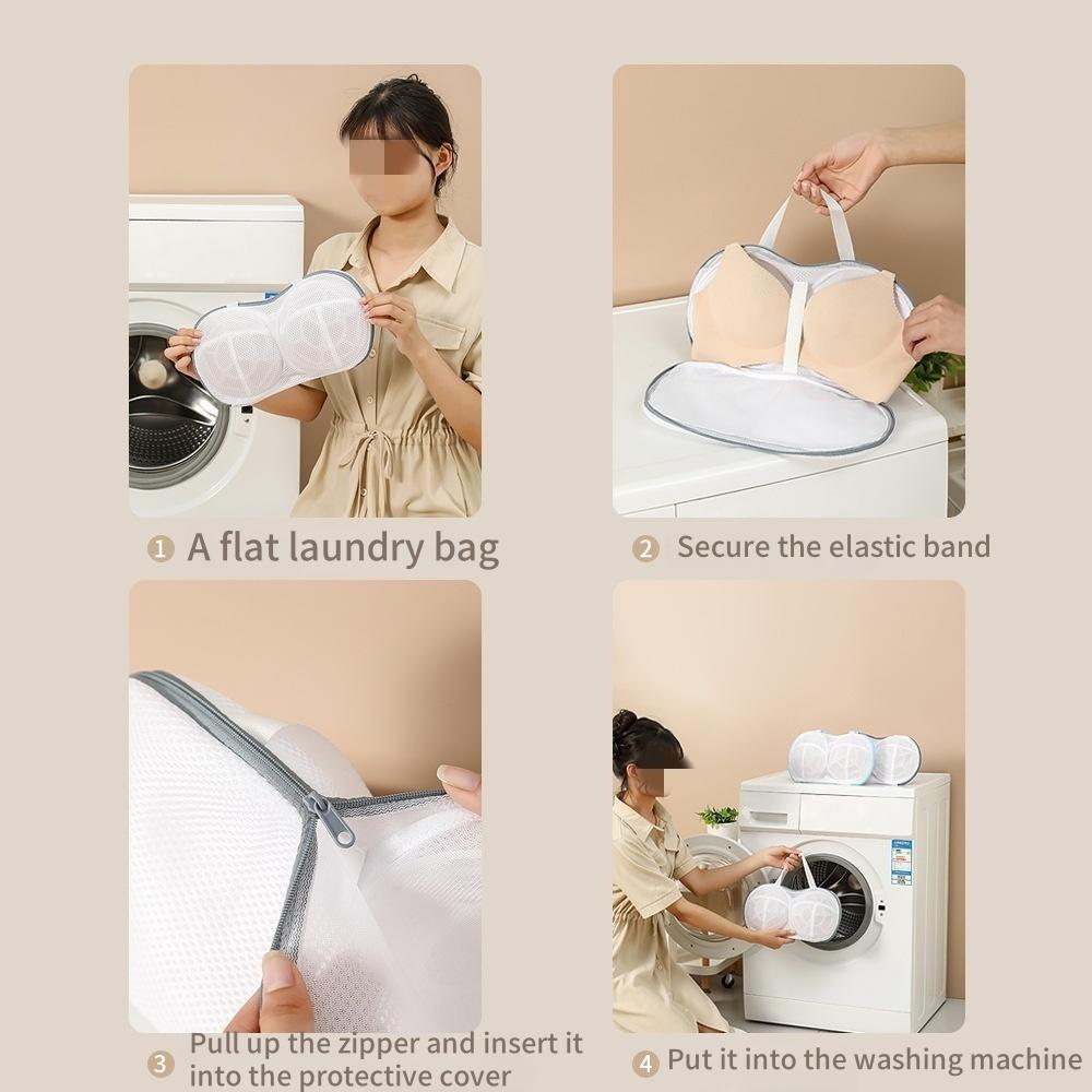 Home Use Bra Washing Bag Ball-shaped Protective Laundry Bag for Washing Machines Prevents Deformation Specialized Bra Laundry Ba