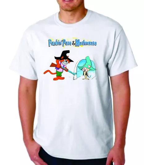 

PUNKIN PUSS & MUSHMOUSE T-shirt HANNA BARBERA CARTOON VERSION 2 4XL