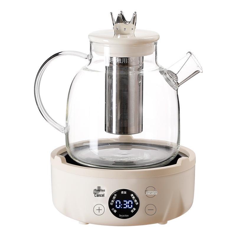 Multifunctional Automatic Glass Flower Tea Pot for Home or Office