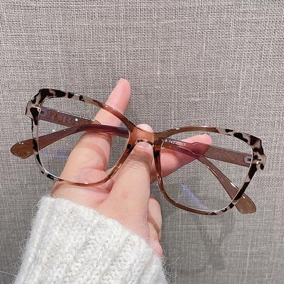Butterfly Shape Eyeglass Frame Vintage Stylish Blue Light Blocking Men's Frame Glasses European American Female Glass
