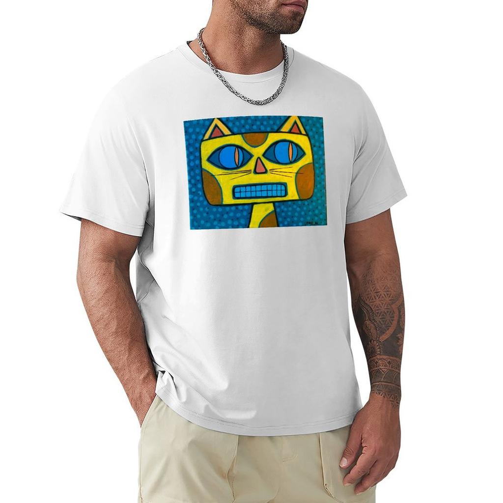 Grinning Cat Tshirt Antiwrinkle Short Sleeve Tshirt