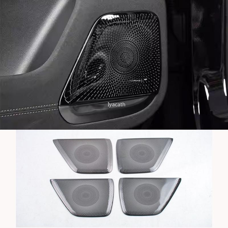 For Zeekr 7X 2024 2025 4door Horn Cover Door Front Column Roof Rear Trunk Speaker Sound Frame Audio Panel Decor Car Accessories