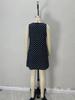 Elegant Summer Round Neck Polka Dot Sleeveless Mini Dress