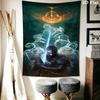 Elden Ring Might Wall Hanging Printed Fabric Blanket Decorative Tapestries for Bedroom Living Room Home Decor