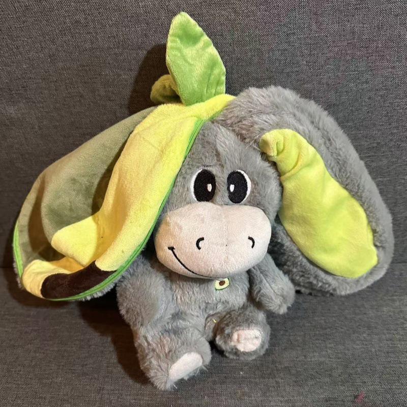 Cute Banana Donkey Plush Toy - Adorable New Year Gift