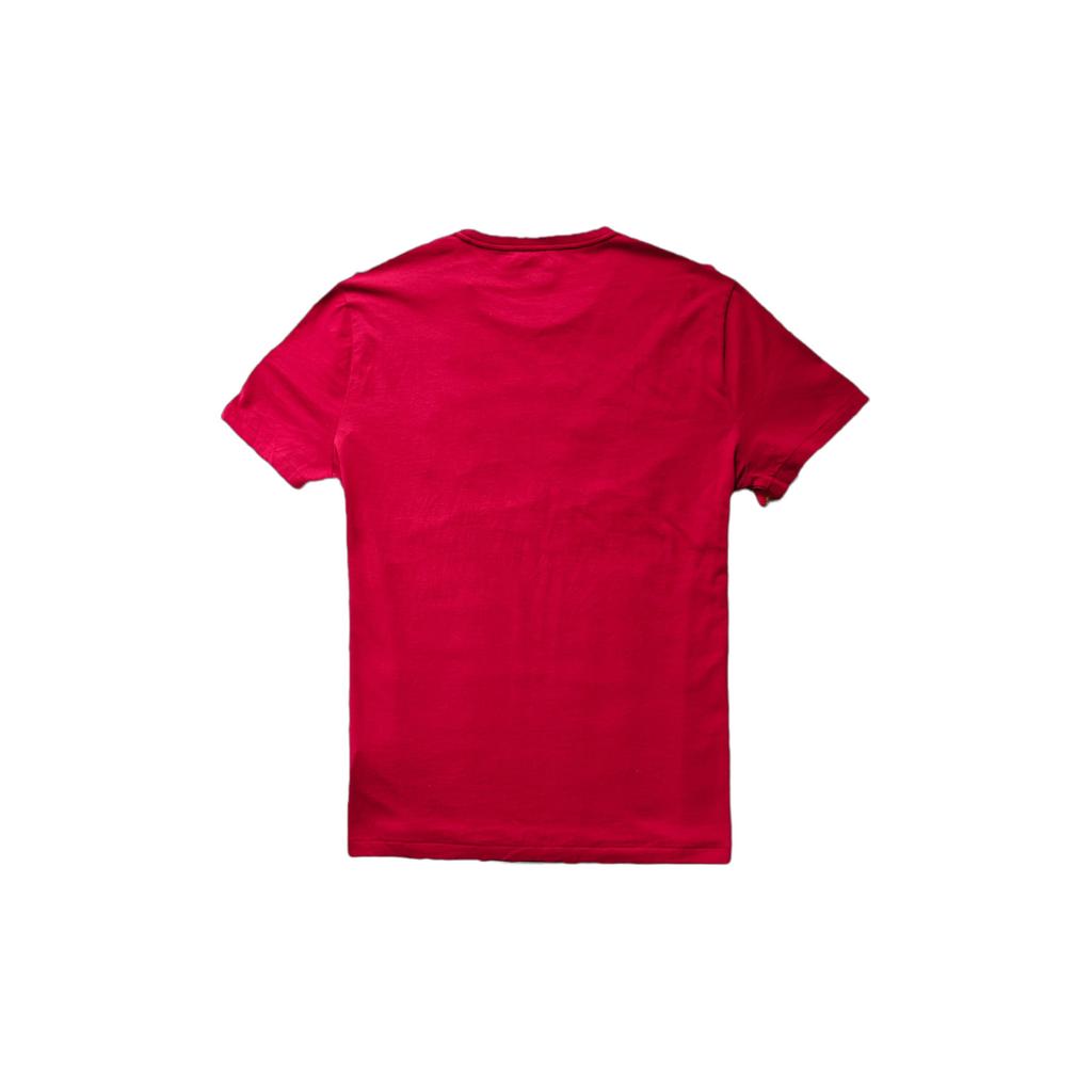Polo Ralph Lauren Logo Letter Print Crew Neck Short Sleeve T-Shirt Men Tops Red 710791101-004