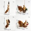 Christmas Squirrel Ornament Hanging Decoration For Tree And Holiday Decor