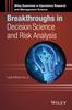 The Breakthroughs In Decision Science and Risk Analysis Book