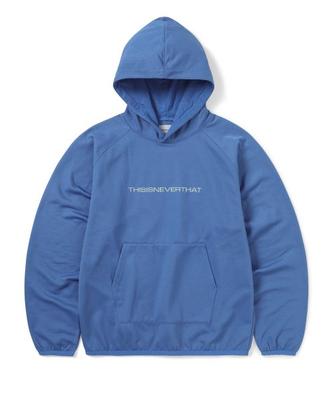 Thisisneverthat Raglan Jersey Hoodie Ultramarine