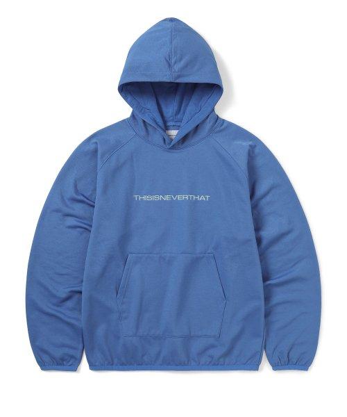 Thisisneverthat Raglan Jersey Hoodie Ultramarine