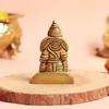 The Spiritual Living 100% Pure Brass Kuber Murti | 7 Cm | Kuber Statue for Vastu | Pooja Room - Home Puja - Office Desk