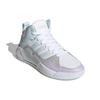 Adidas Neo Play9tis 2.0 Casual Shock Absorbing Non-Slip Mid-Top Skate Shoes Women Sneaker White Blue Purple FW9353