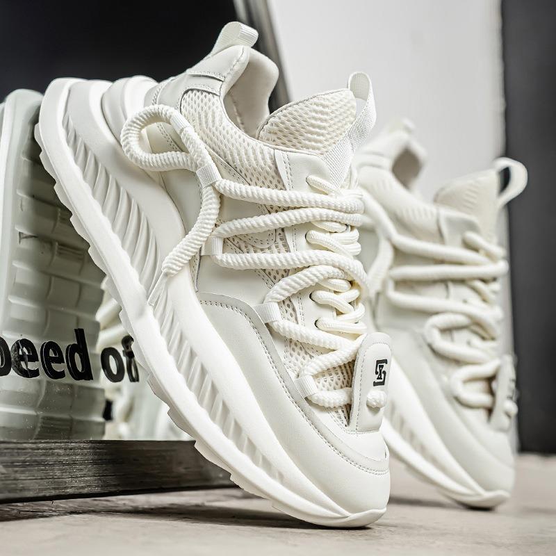 Men Platform Sneakers  New Breathable Casual Shoes Designer Men's Dad's Shoes Height Increase Platform Sport Shoe Man Shoes