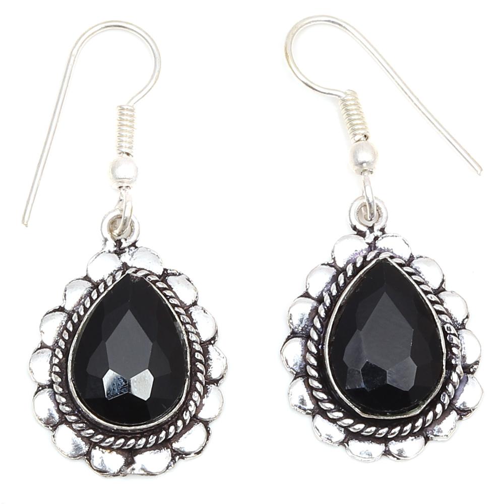 Czarny Kamień Kręgosłupa Biżuteria dla Przyjaciół Zestaw Naszyjników 18-20''