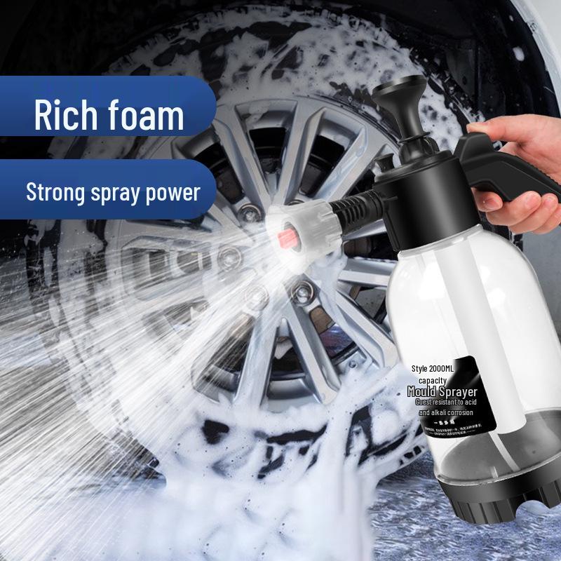 High-Pressure 2L Handheld Foam Spray Bottle for Car Wash