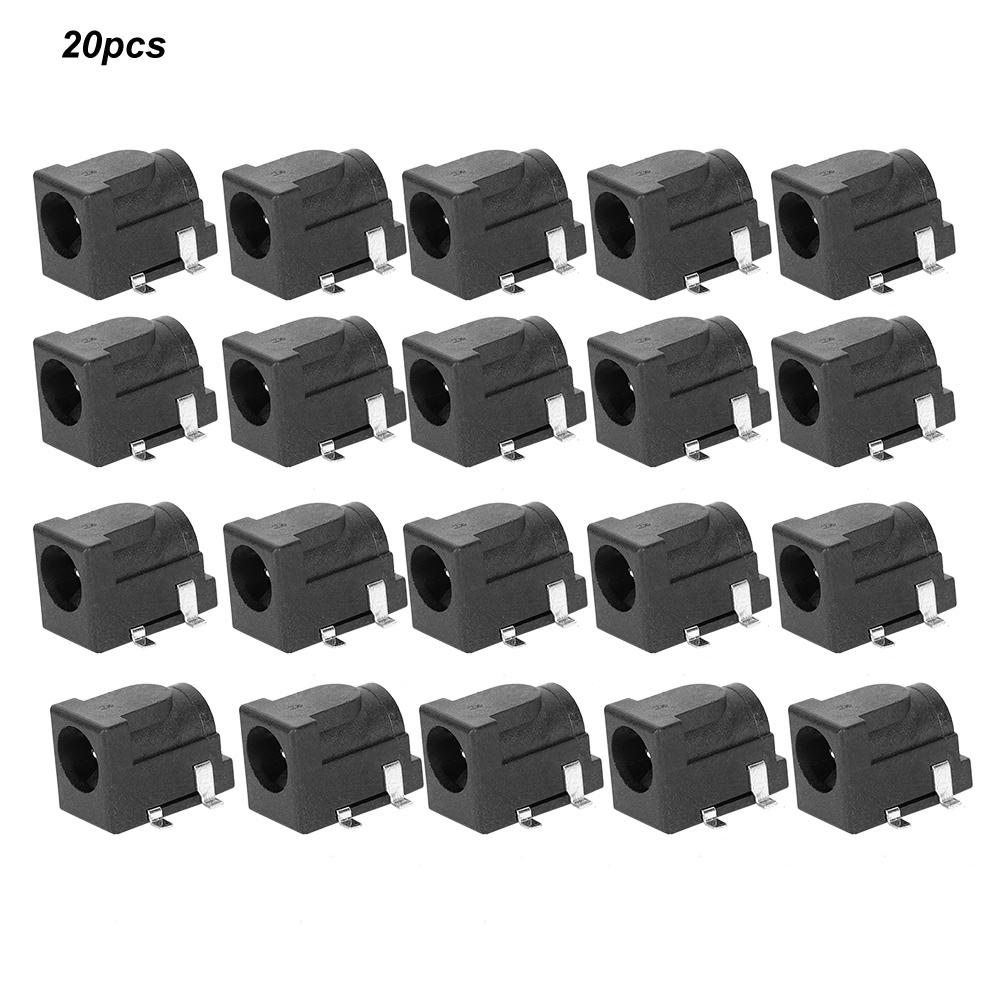 

20 шт. розетка постоянного тока защита окружающей среды высокая термостойкость DC050 5,5 x 2,1