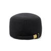 Autumn Winter Middle-Aged Hat Men's Cotton Flat Top Ear Protection Warm Baseball Cap