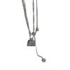 Small Bag Pendant Necklace Adjustable Necklace Titanium Steel Texture Fashion and Trendy Jewelry Suitable for Women