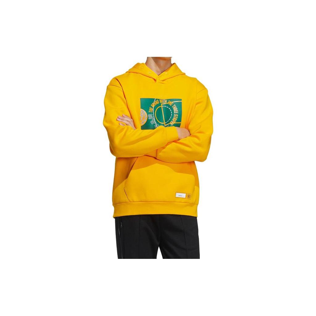 Adidas Neo Sports Casual Training Hoodie Men Hoodies Yellow GP4803