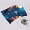 Underwater World Tropical Fish Soft Face Towel Quick Dry Pool Bath Cotton Towels Breathable