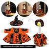 Halloween 23 Inch Porch Pumpkin and Witch Costume Outfit for Garden Yard Holiday Decoration