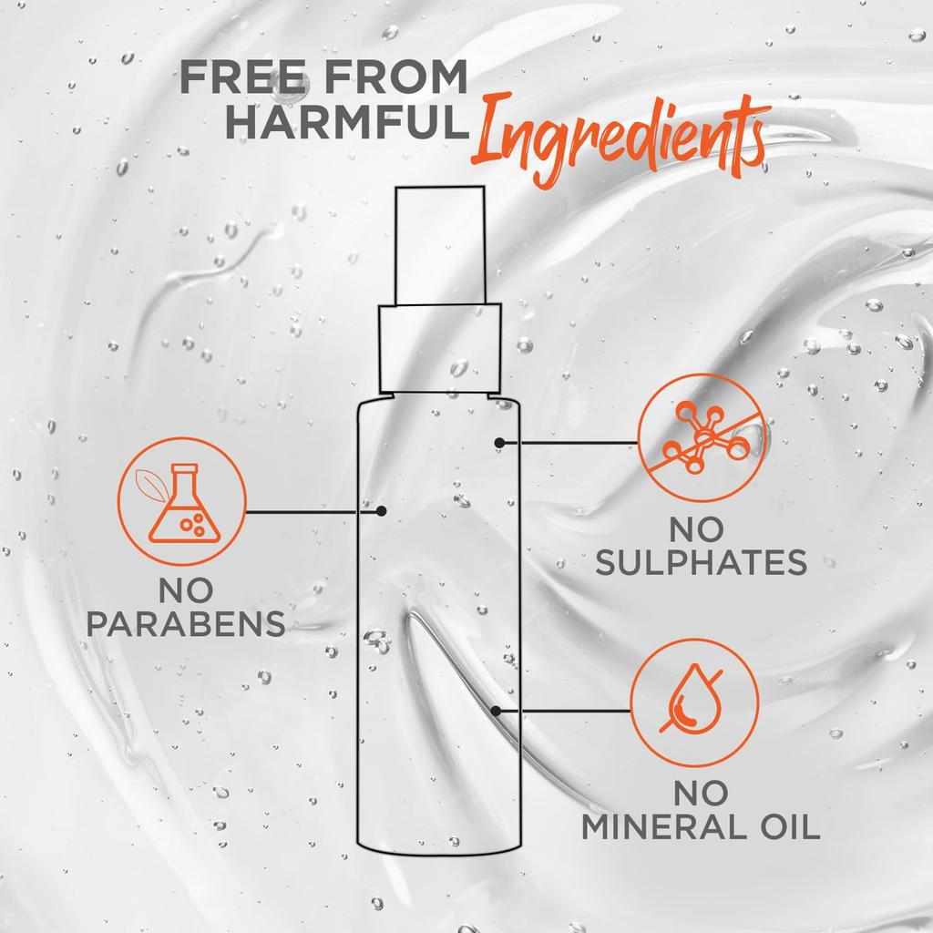 Livon Professional Nourishing Serum For Women And Men With Argan Shea Multivitamins 100ml Frizz-Free Hair Soft Strong Shine